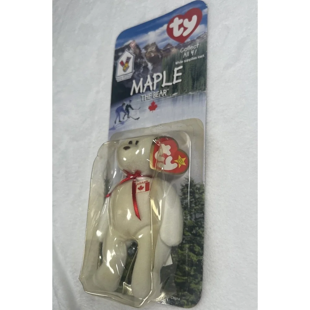 RARE VINTAGE‎ Ty Maple The Bear 1990s in Original Packaging